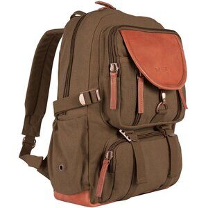 Fox Tactical Retro Parisian City Daypack, Vintage Brown, New